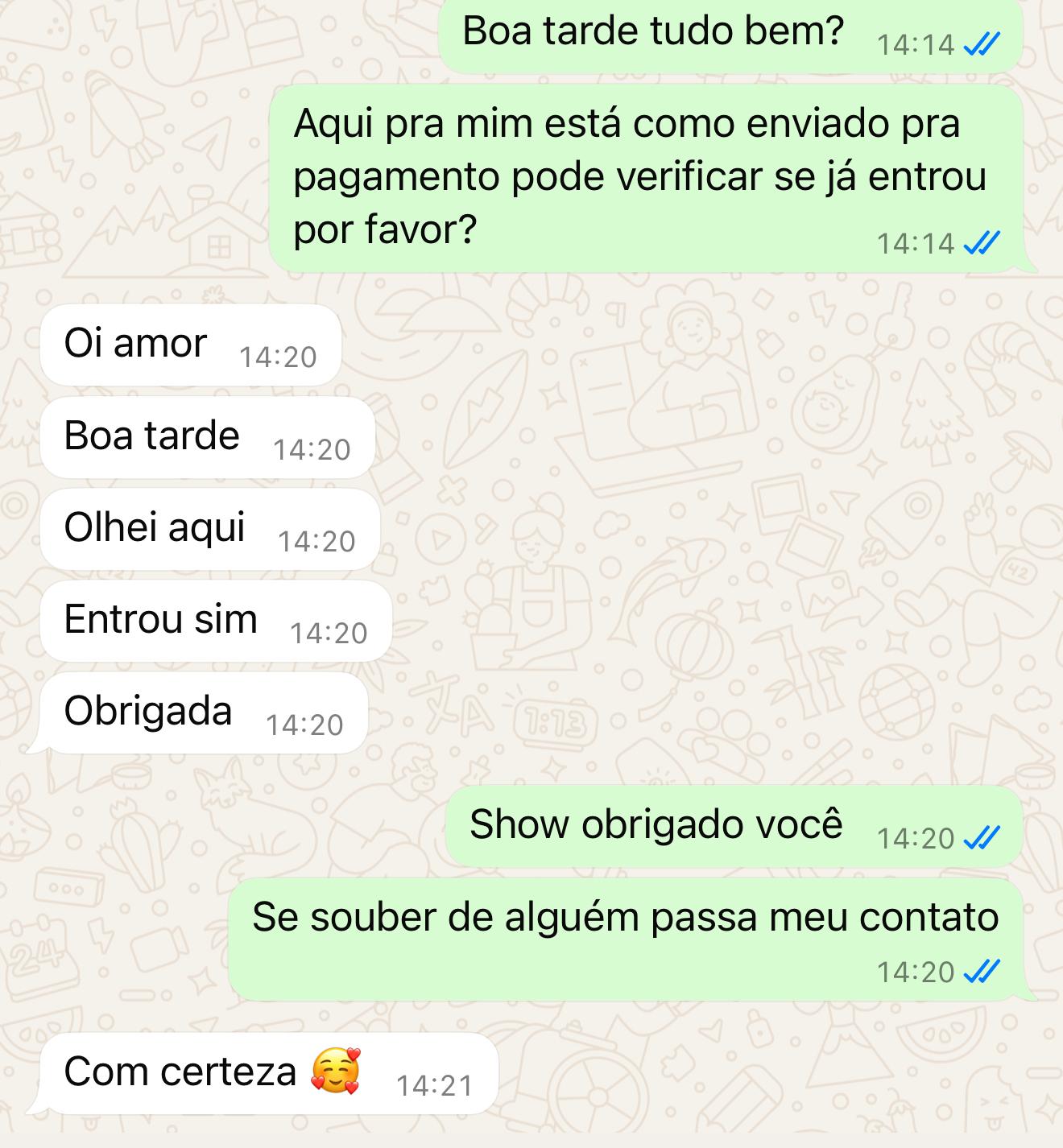 Cliente satisfeito